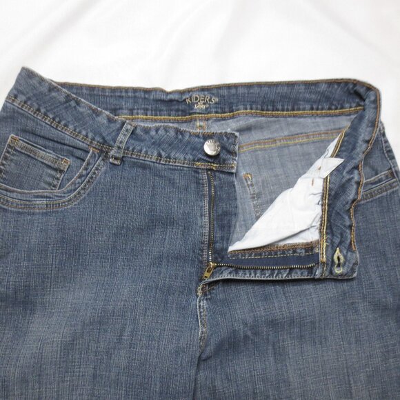 RIDERS by LEE womens JEANS blue EMBROIDERED western DENIM SIZE 38X28 - Picture 3 of 9